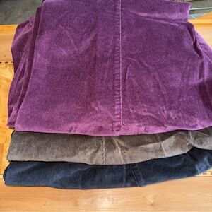 Bundle Avenue Jeans Denim Legging Corduroy Pants Black Brown Burgundy 14